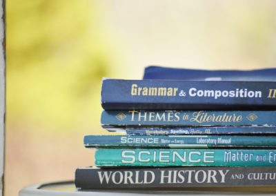 pile of assorted-title books
