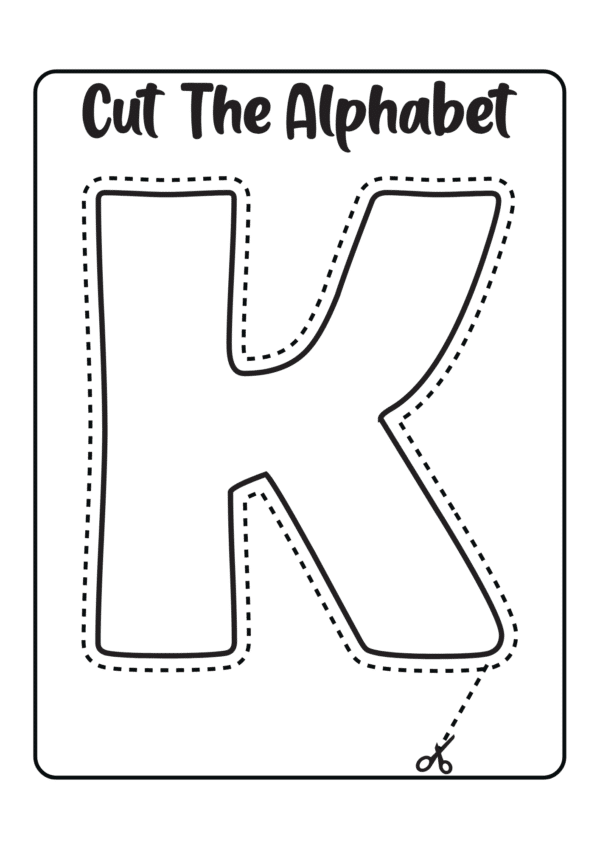 english alphabet, letter k