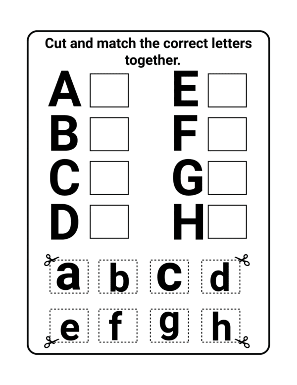 Fiches d'activités Chiffres et Lettres , consignes en anglais – Image 4