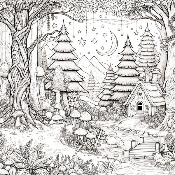 Fairies and witches - coloring book – Image 7
