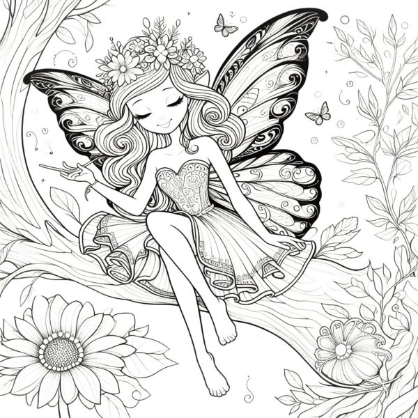 fairy color book