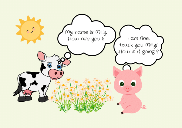 Milly and Piggy become friends – Image 2