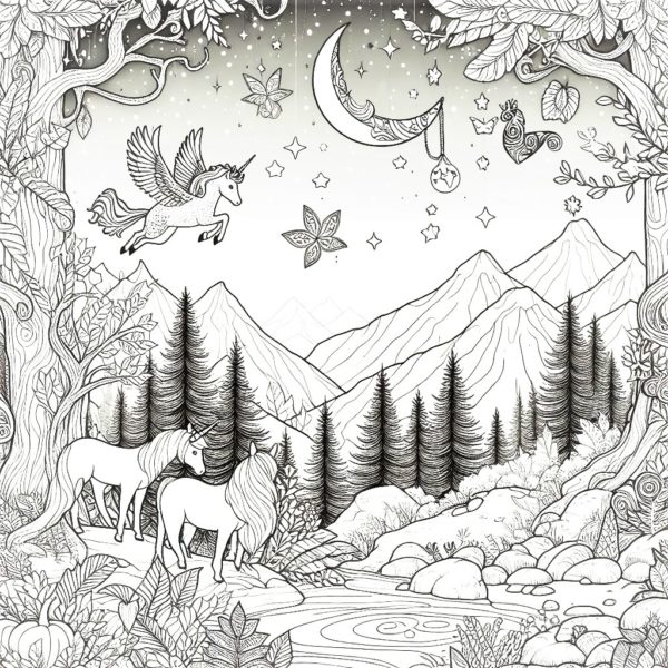 Fairies and witches - coloring book – Image 5