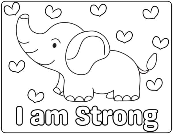 Positive affirmations coloring book – Image 2