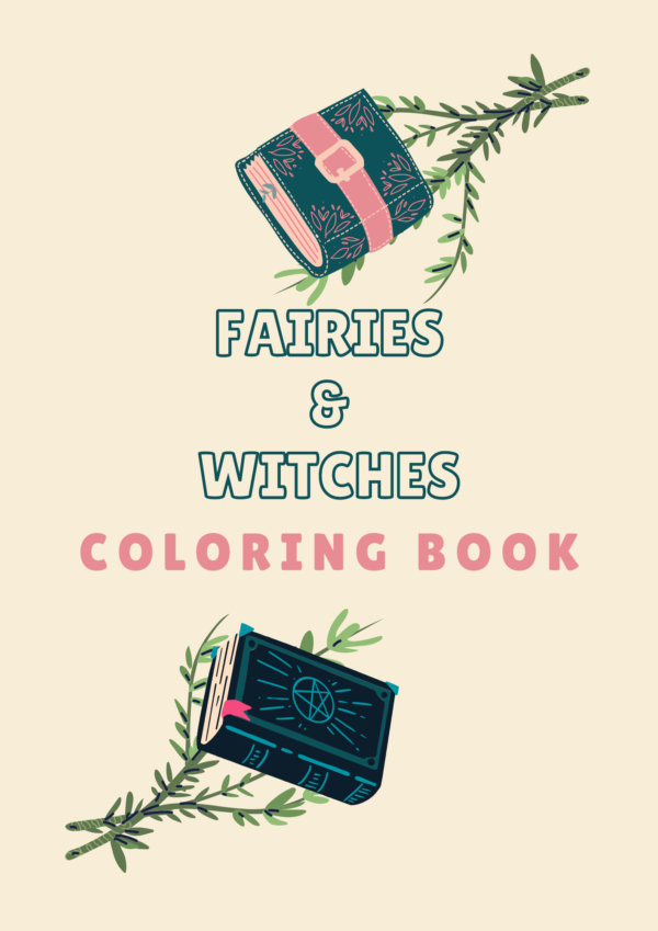 Fairies and witches - coloring book – Image 2
