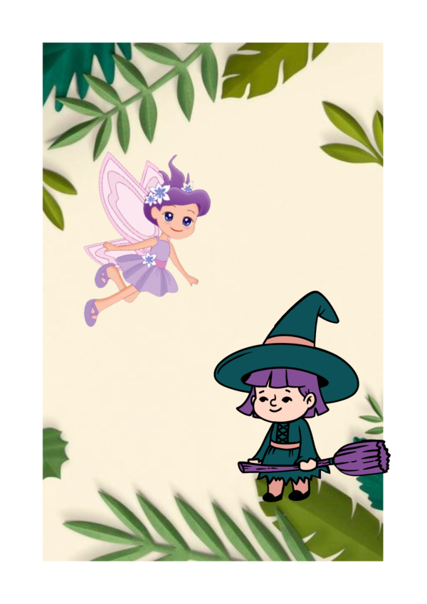 Fairies and witches - coloring book – Image 3