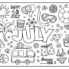 Monthly Coloring Book