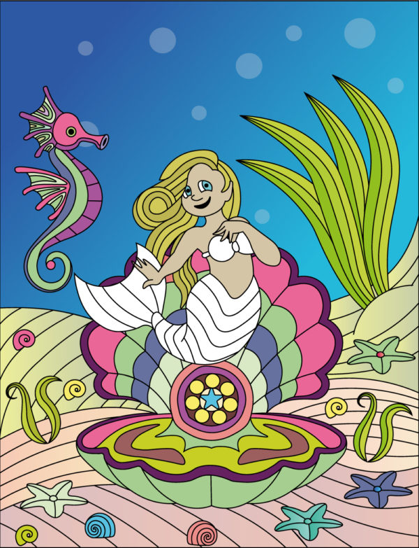 Sea animals coloring book vol 2