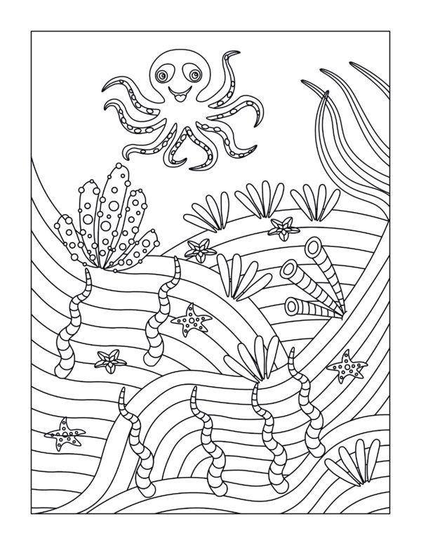 Sea animals coloring book vol 1 – Image 3