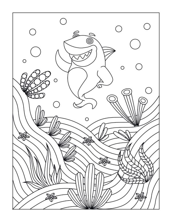 Sea animals coloring book vol 1 – Image 4
