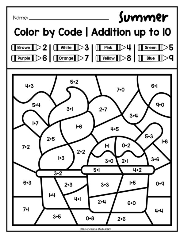 Summer coloring book – Image 5