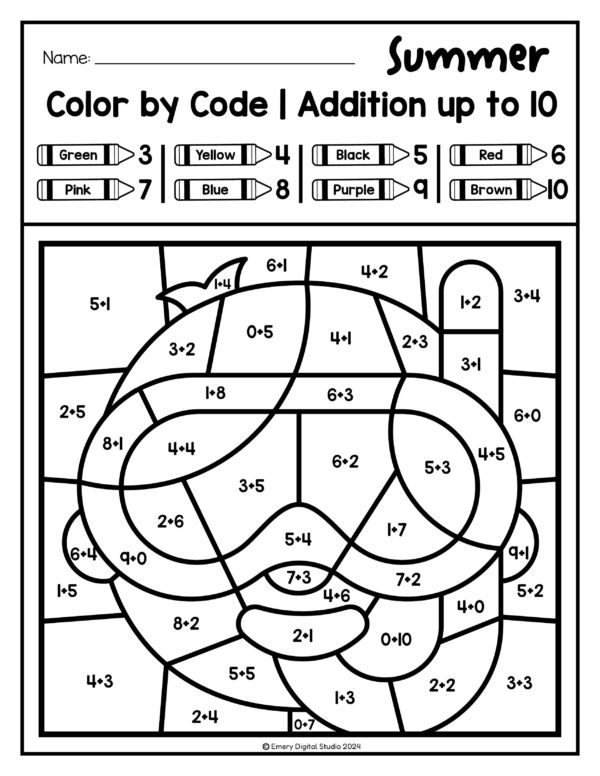 Summer coloring book – Image 4