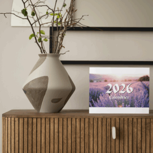 2026 Calendrier, design nature, horizontal, à imprimer à la maison